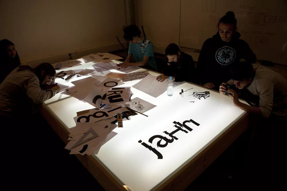 Atelier typographie