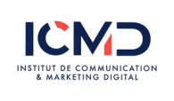 logo de l'école ICMD - Institut des Métiers de la Communication, du Marketing & du Digital